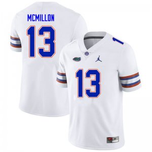 Men's Florida Gators #13 Donovan McMillon NCAA Nike White Authentic Stitched College Football Jersey CZI2462JE